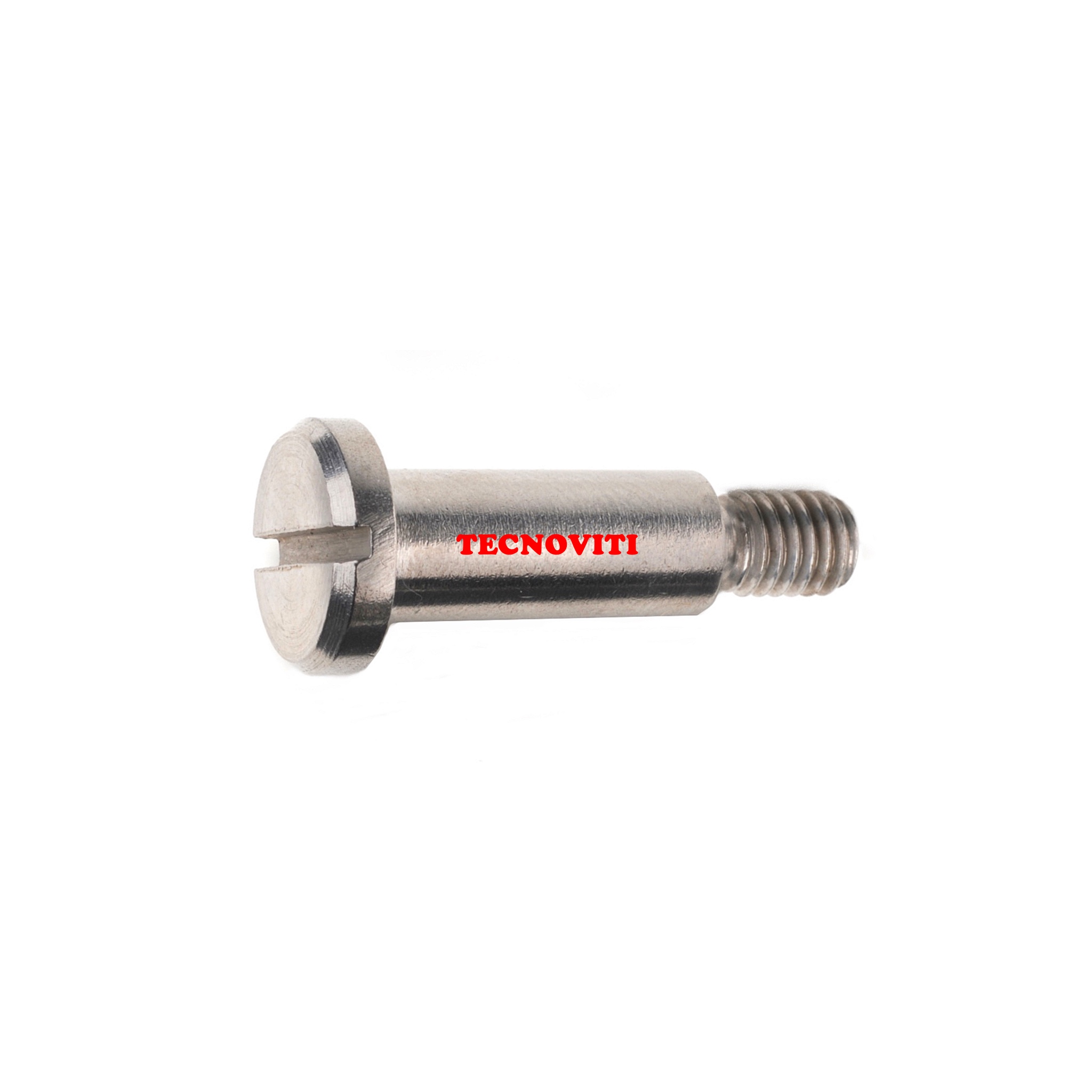 Viti a testa cilindrica larga con intaglio e spallamento. DIN 923. TECNOCODE: 0923