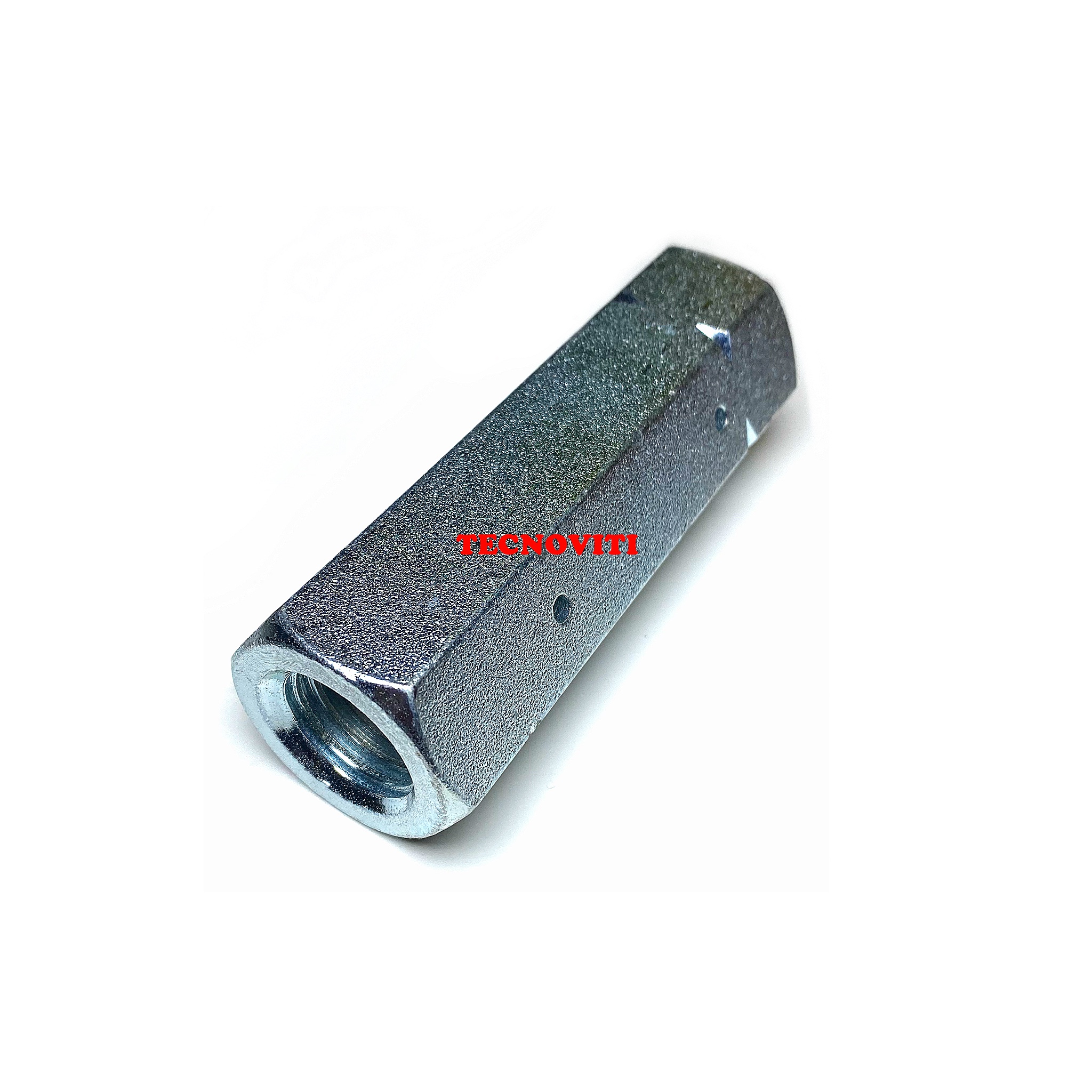 Canaula esagonale (dado tenditore) in acciaio. DIN 1479. TECNOCODE: 1479