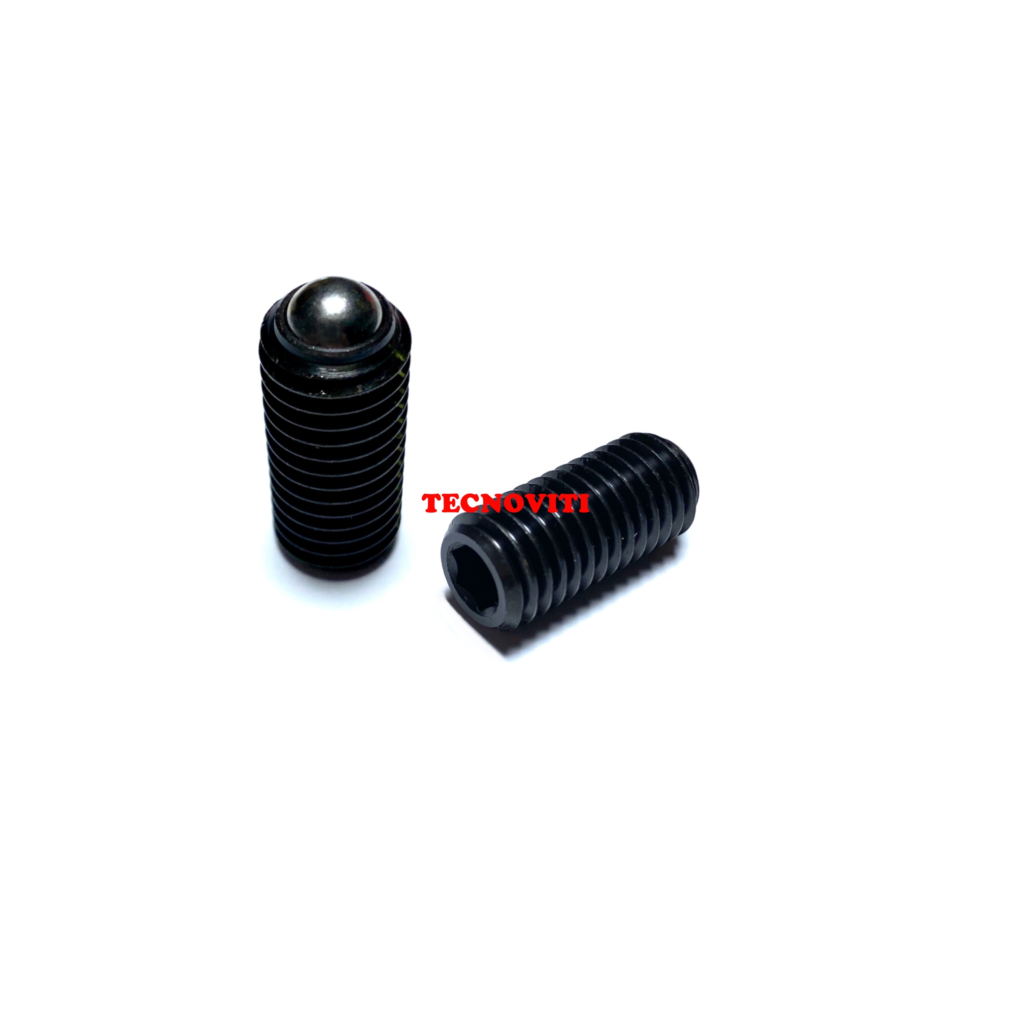 Pressori a molla a sfera_TECNOCODE: 3000-3010-3030 Pressori a molla a sfera. DIN -. ISO -
