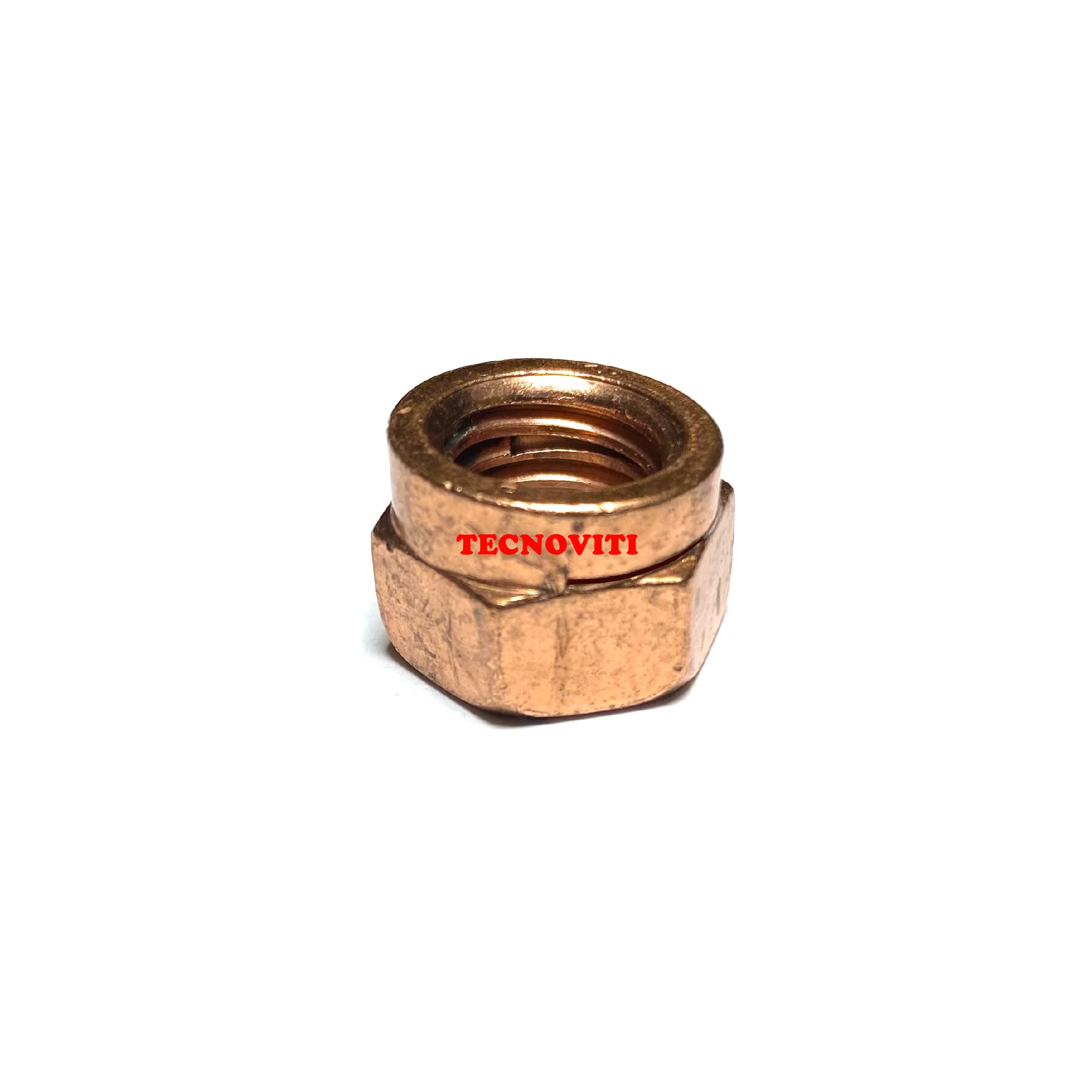 Dado autobloccante ramato