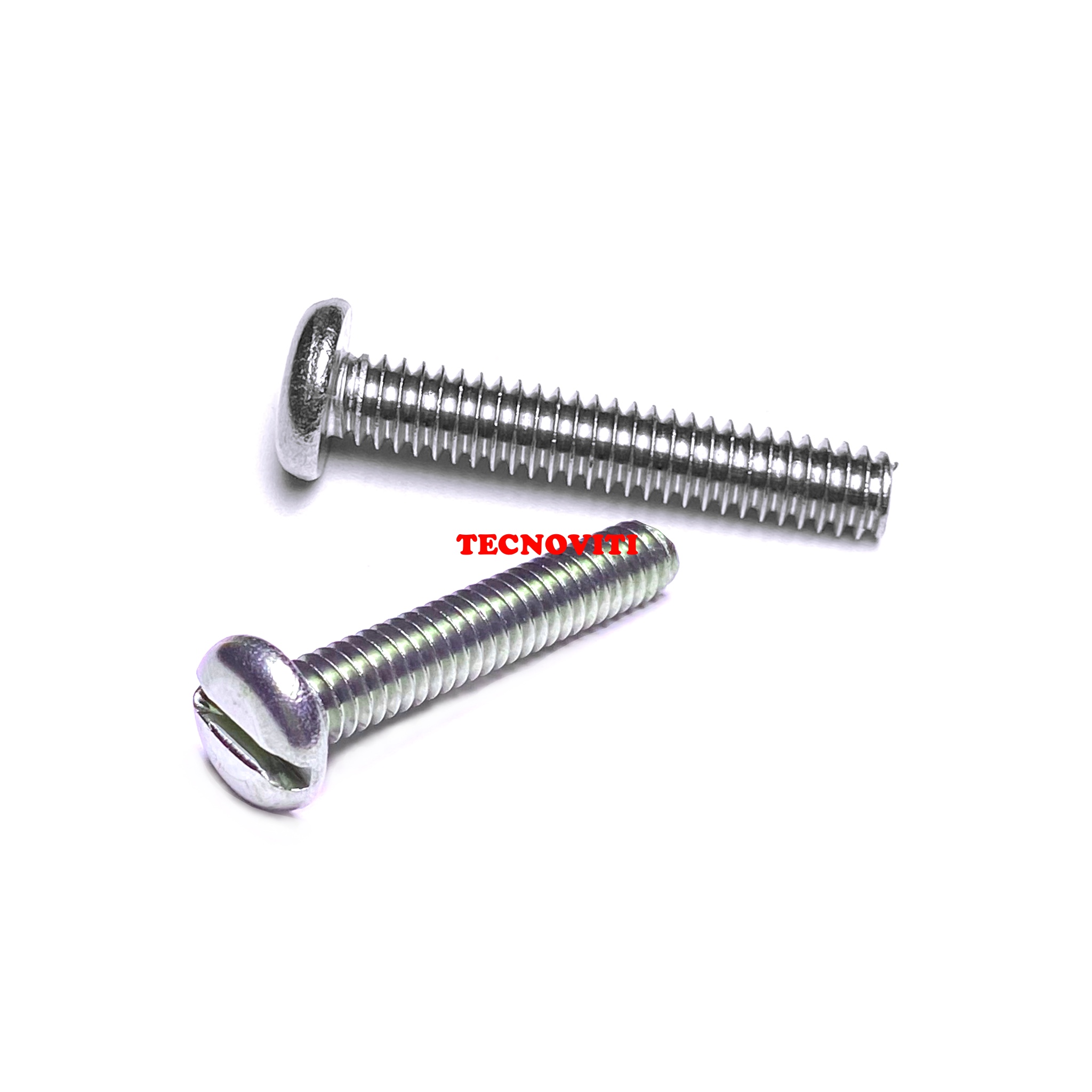 Vite a testa bombata con intaglio. DIN 85