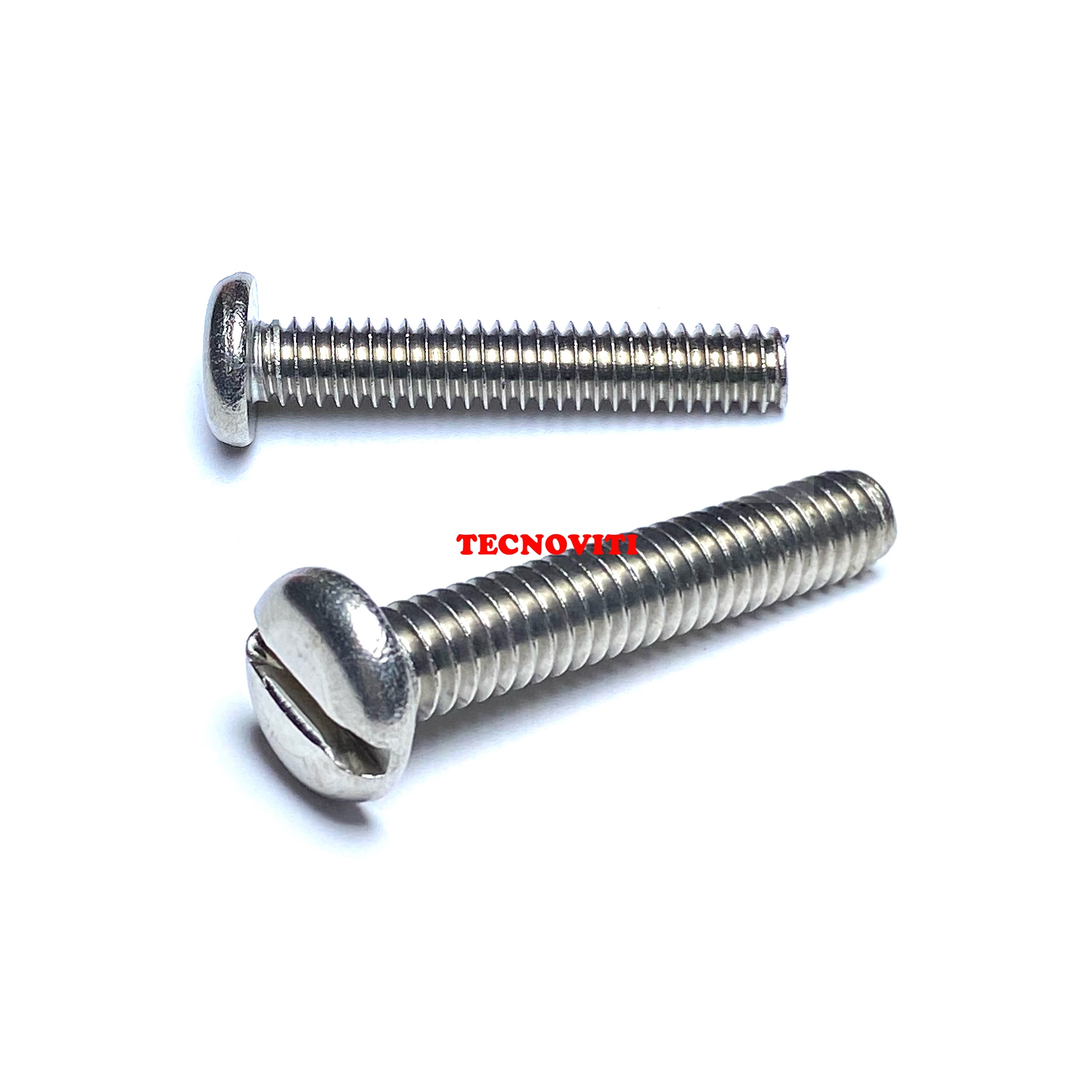 Vite a testa bombata con intaglio. DIN 85