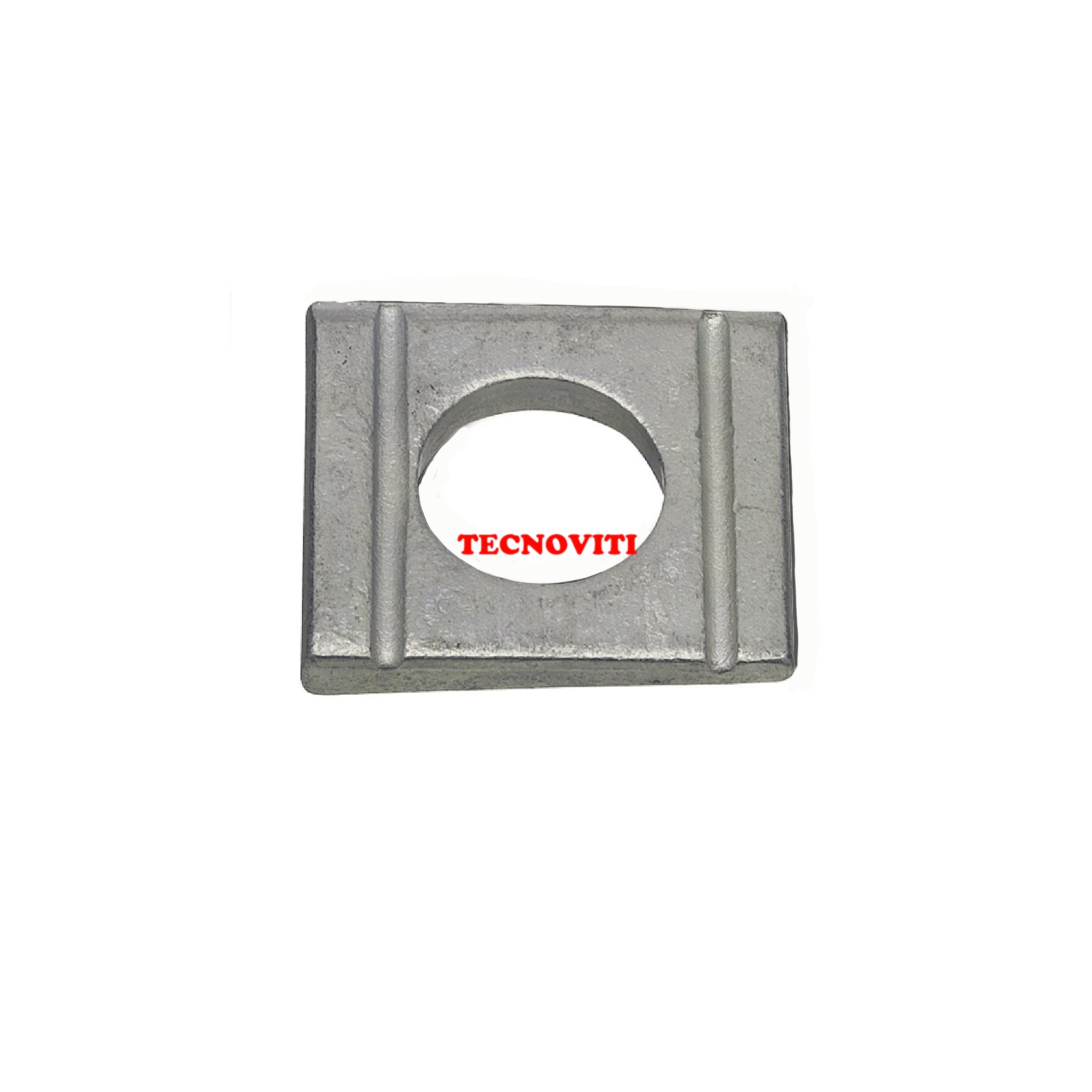 Rosette per appoggio profilati UPN (8%). DIN  434