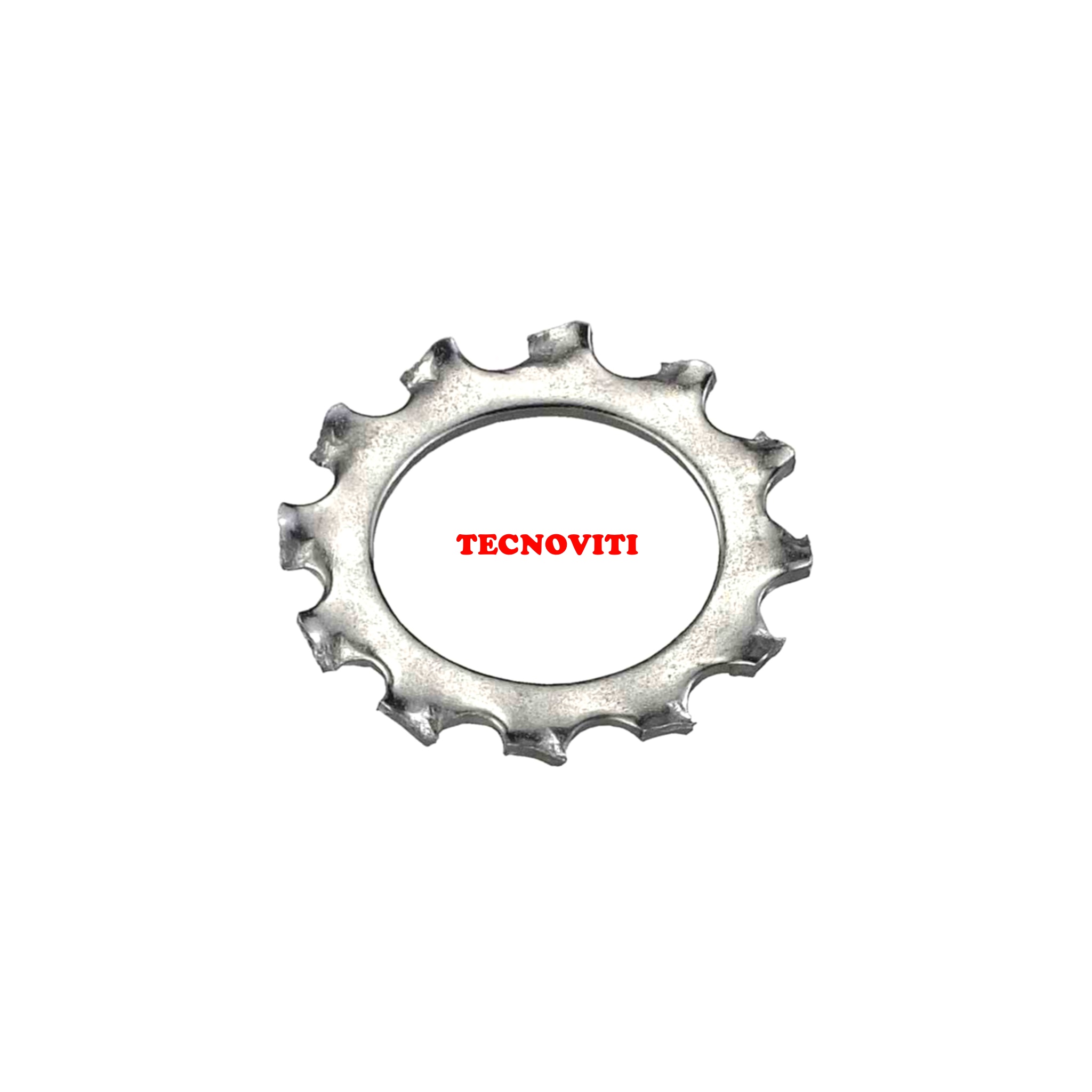 Rondella elastica a dentellatura esterna. DIN  6797 Forma A