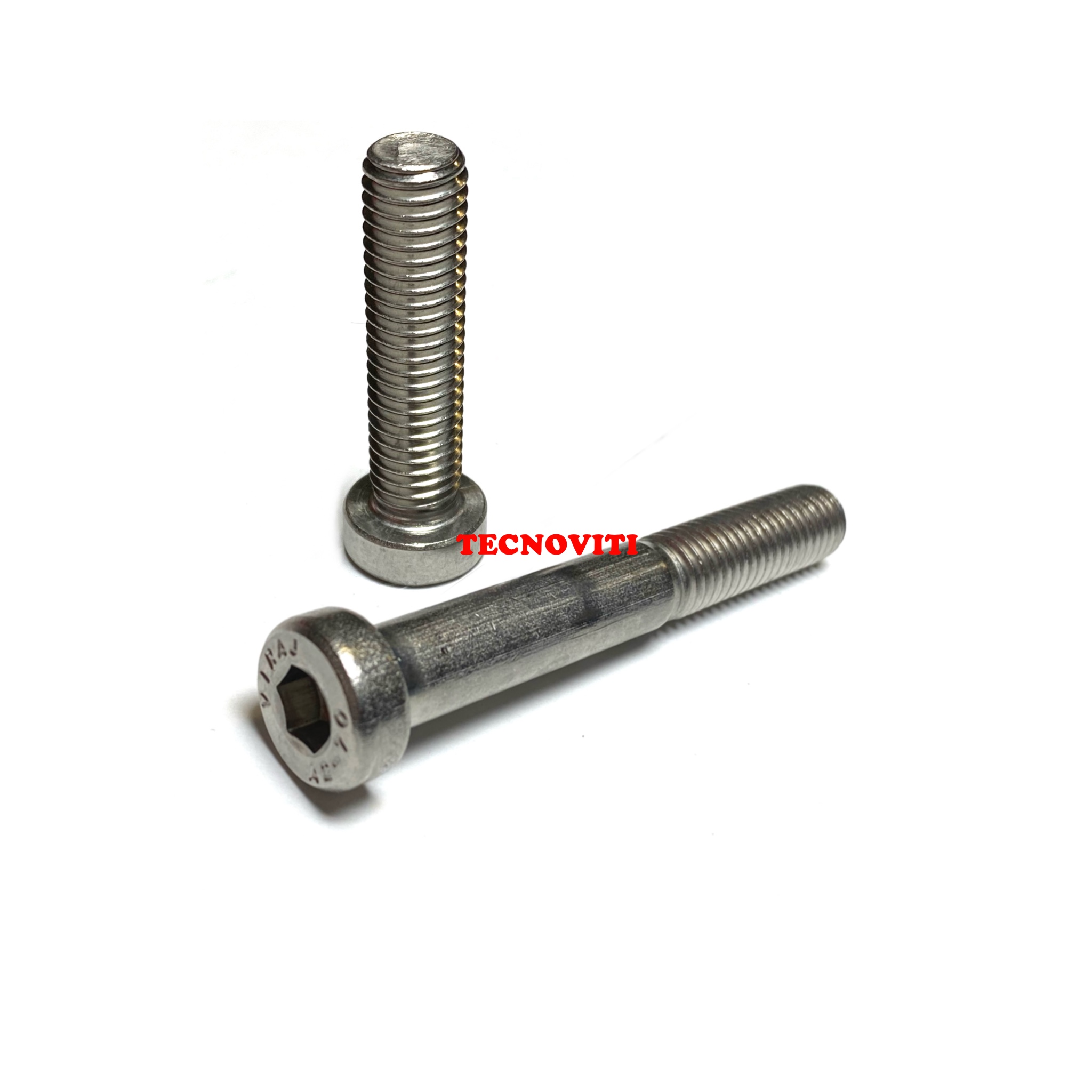 Viti a testa cilindrica ribassata con cava esagonale e foro guida. DIN 6912. TECNOCODE: 6912