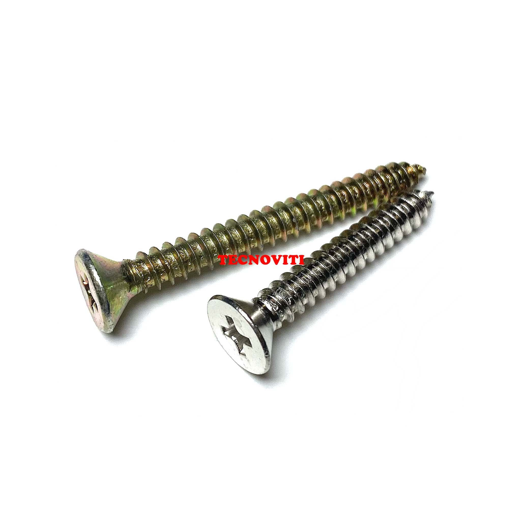 Vite autofilettanti a testa svasata con impronta a croce. DIN 7982